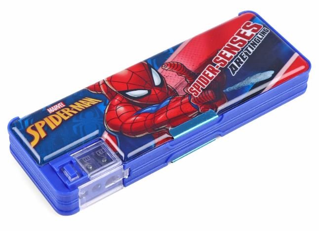 SPIDER - MAN PENCIL BOX 1 BUTTON - Odyssey Online Store