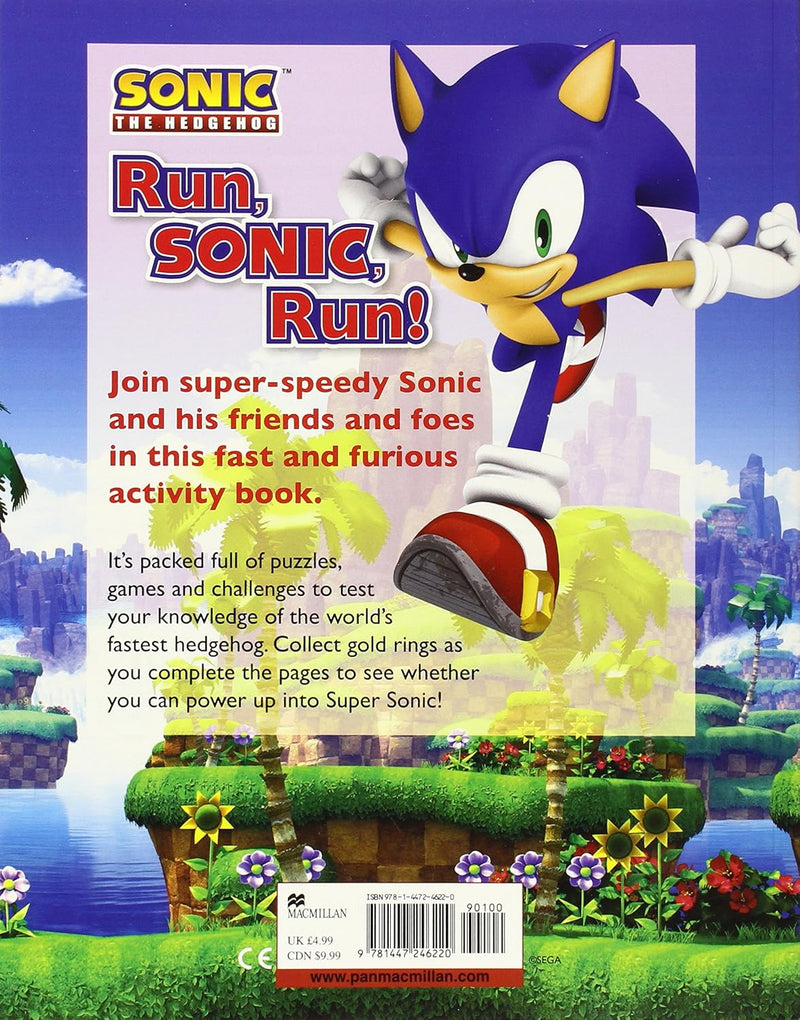 RUN SONIC RUN PUZZLES ACTIVITIES & GAMES - Odyssey Online Store
