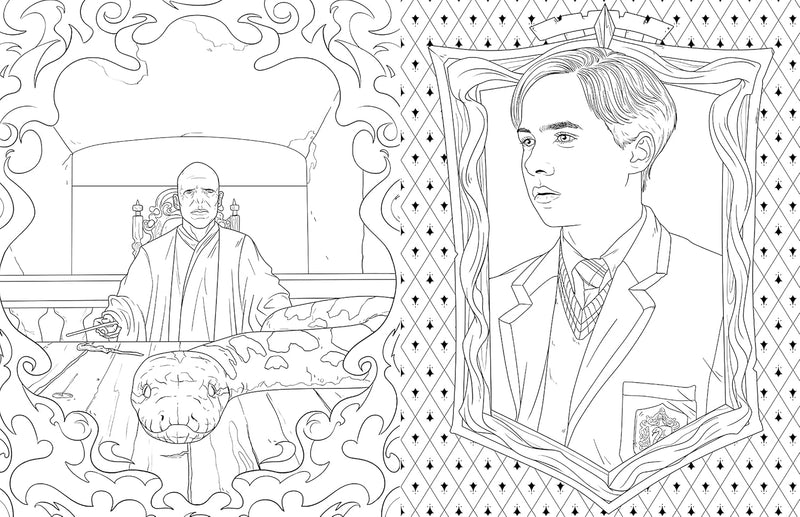 HARRY POTTER AN OFFICIAL COLOURING BOOK SLYTHERIN - Odyssey Online Store