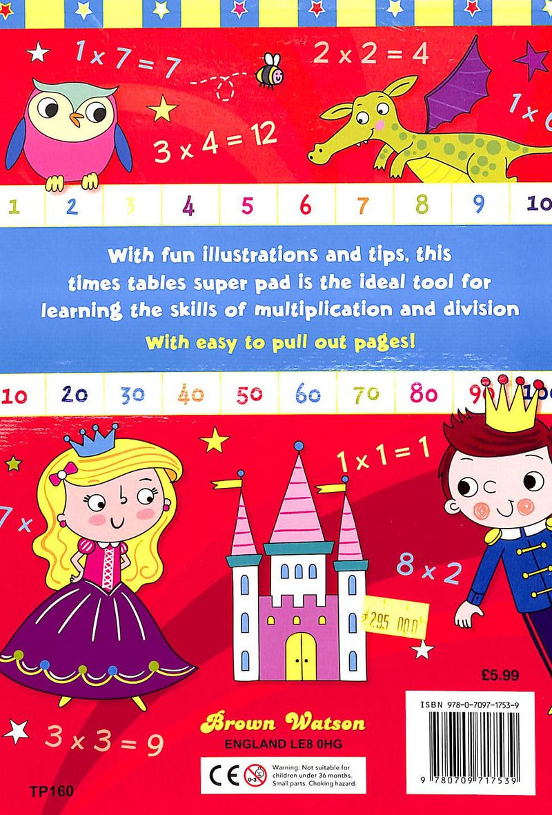 TIMES TABLES SUPER PAD - Odyssey Online Store