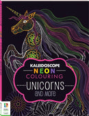 KALEIDOSCOPE NEON COLOURING UNICORNS AND MORE - Odyssey Online Store