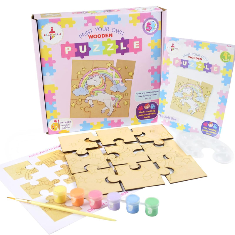 KKM1546C MDF PUZZLE UNICORN