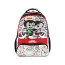 SMILY KIDDOS CHHOTA BHEEM JUNIOR BACKPACK 4 RED & BLACK 17 INCHES - Odyssey Online Store