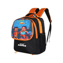 SMILY KIDDOS CHHOTA BHEEM PRESCHOOL BACKPACK 3 BLACK & ORANGE 12 INCHES - Odyssey Online Store