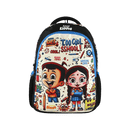 SMILY KIDDOS CHHOTA BHEEM JUNIOR BACKPACK TOO COOL 3 BLACK & T BLUE 17 INCHES - Odyssey Online Store