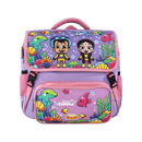 SMILY KIDDOS CHHOTA BHEEM FOLDOVER BACKPACK 1 PURPLE & PINK 12 INCHES - Odyssey Online Store