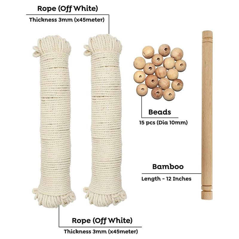 KKM2094A MACRAME WALL HANGING KIT