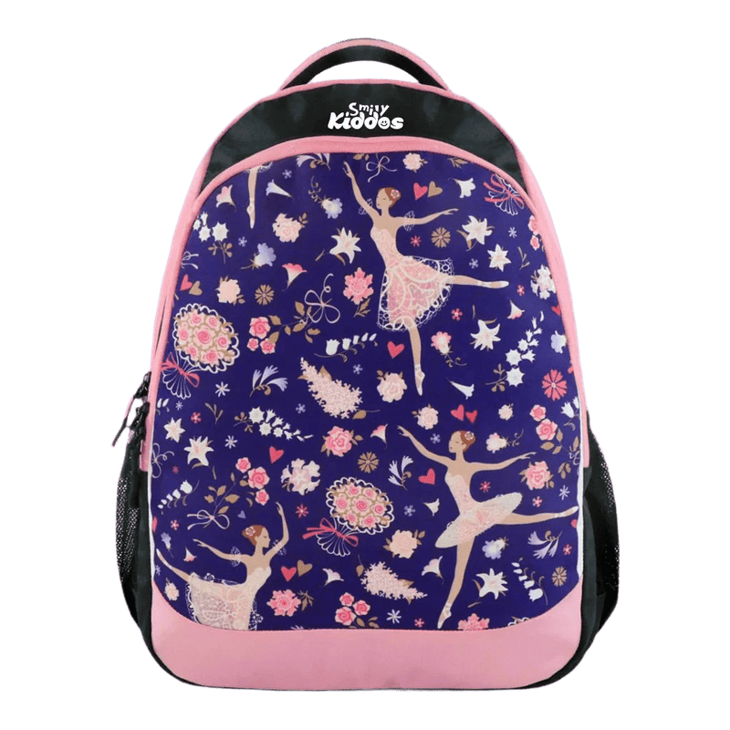 SMILY KIDDOS JUNIOR BALLERINA BACKPACK VIOLET 17 INCHES - Odyssey Online Store