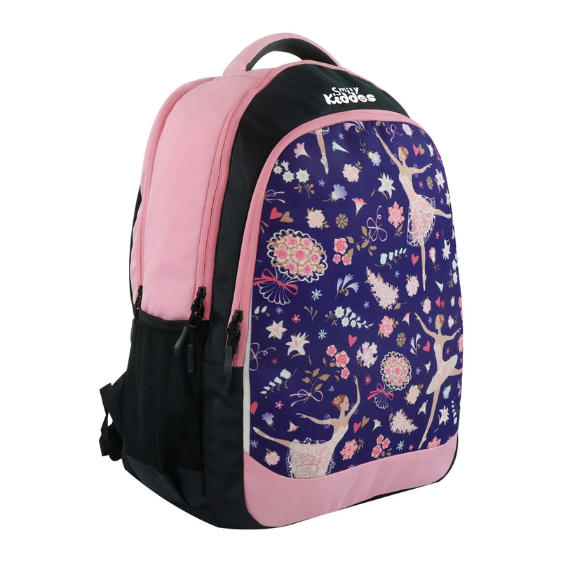 SMILY KIDDOS JUNIOR BALLERINA BACKPACK VIOLET 17 INCHES - Odyssey Online Store