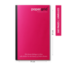 PAPERGRID NOTEBOOK LONG BOOK 31 CM X 19 CM, SINGLE LINE, 72 PAGES, SOFT COVER 