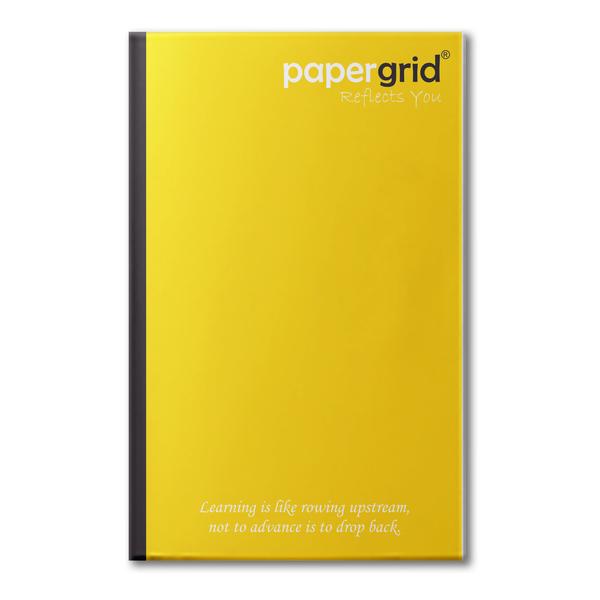 PAPERGRID NOTEBOOK ULTRA LONG BOOK 33 CM X 21 CM, UNRULED, 160 PAGES, SOFT COVER