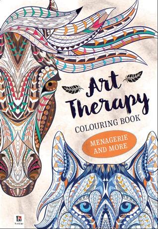 ART THERAPY COLOURING BOOK MENAGERIE - Odyssey Online Store