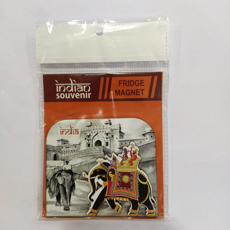 3DWFM-INDELEP INDIA ELEPHANT 3D WOODEN FRIDGE MAGNET - Odyssey Online Store