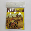 3DWFM - INDELEP2 INDIA ELEPHANT 2 3D WOODEN FRIDGE MAGNET - Odyssey Online Store