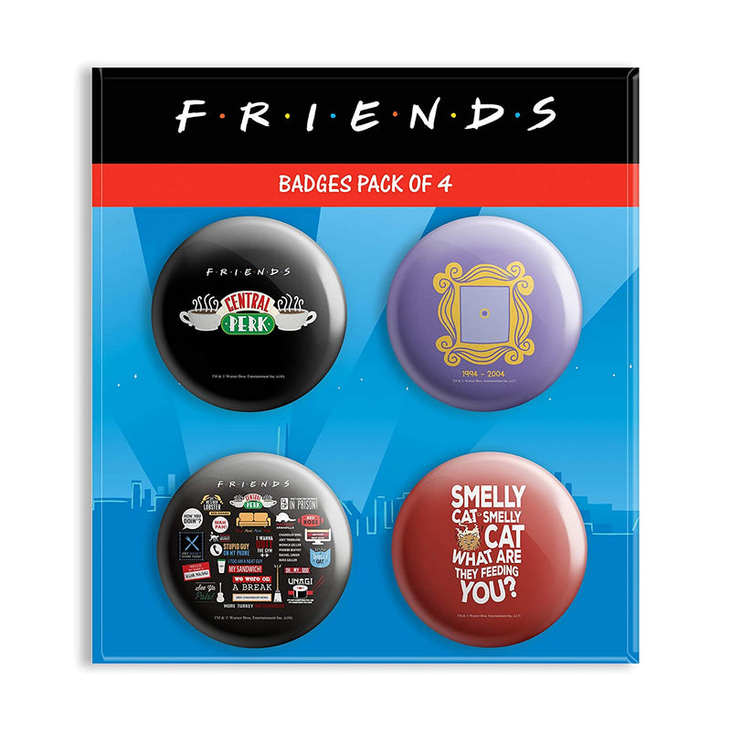 FRIENDS - COMBO PACK OF 4 BADGES