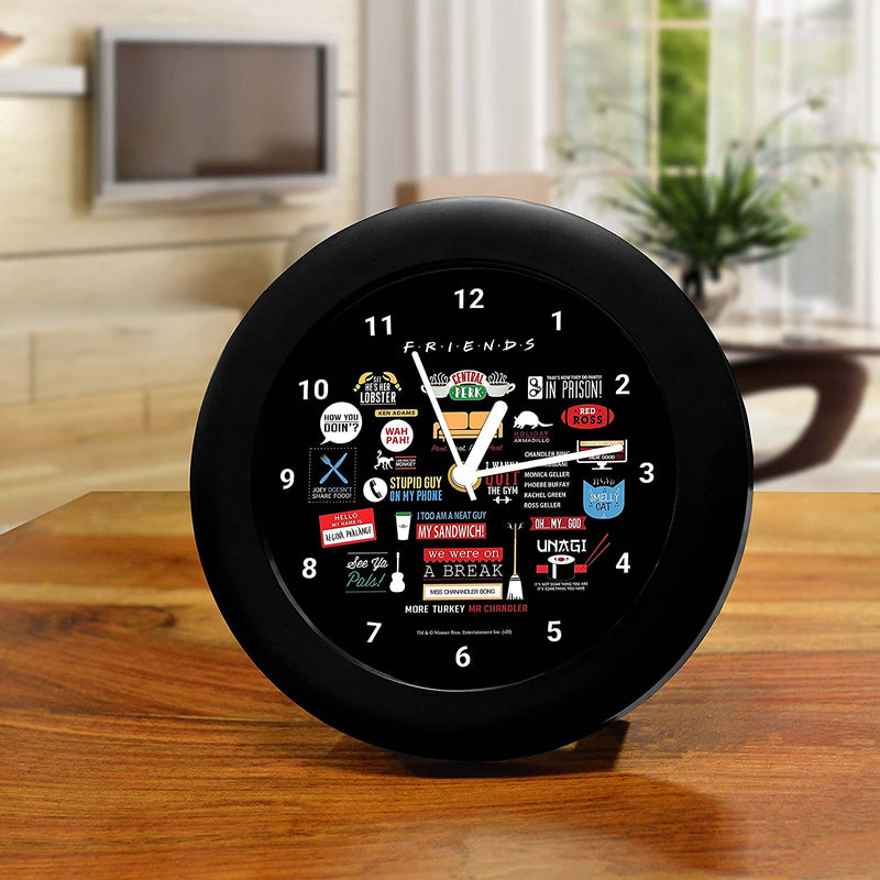 FRIENDS - INFOGRAPHIC | TABLE CLOCK