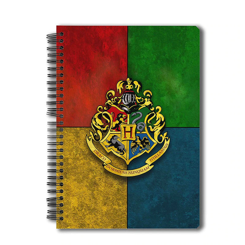 HARRY POTTER- HOUSE CREST A5 WIRO NOTEBOOK 150 PAGES