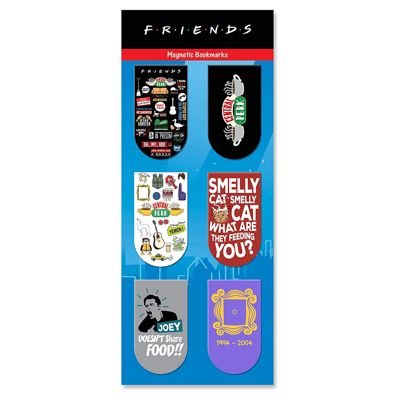 FRIENDS - PACK OF 6 | MAGNETIC BOOKMARKS