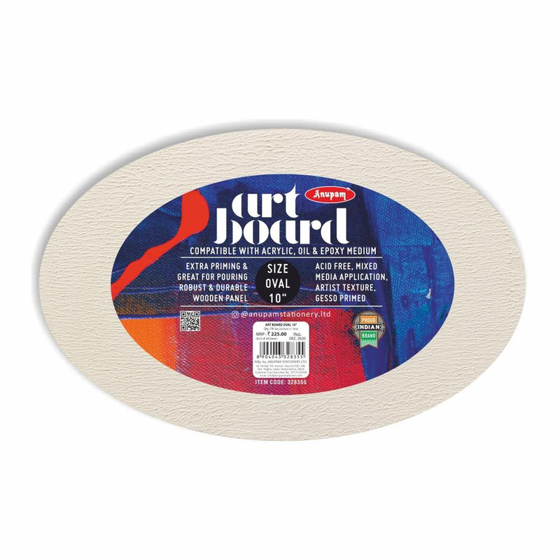 ANUPAM ART BOARD | OVAL | 10 INCHES