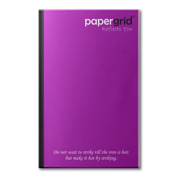 PAPERGRID NOTEBOOK ULTRA LONG BOOK 33 CM X 21 CM, SINGLE LINE, 160 PAGES, SOFT COVER