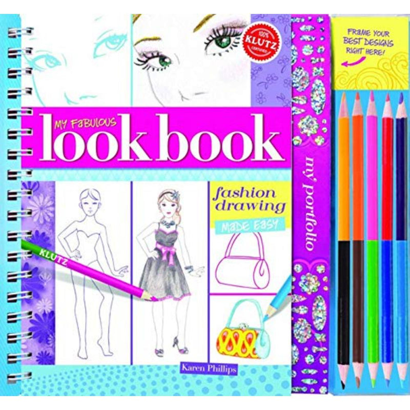 KLUTZ : MY FABULOUS LOOK BOOK FASHION DRAWING