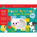 SCHOLASTIC TOUCH AND EXPLORE FARM ANIMALS JIGSAW PUZZLE - Odyssey Online Store