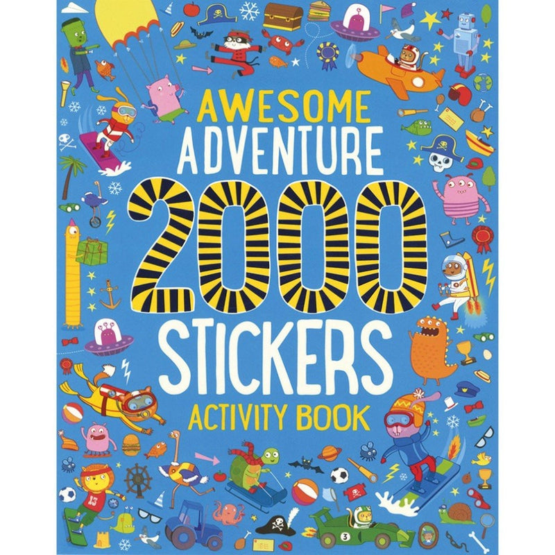 AWESOME ADVENTURE 2000 STICKERS ACTIVITY BOOK