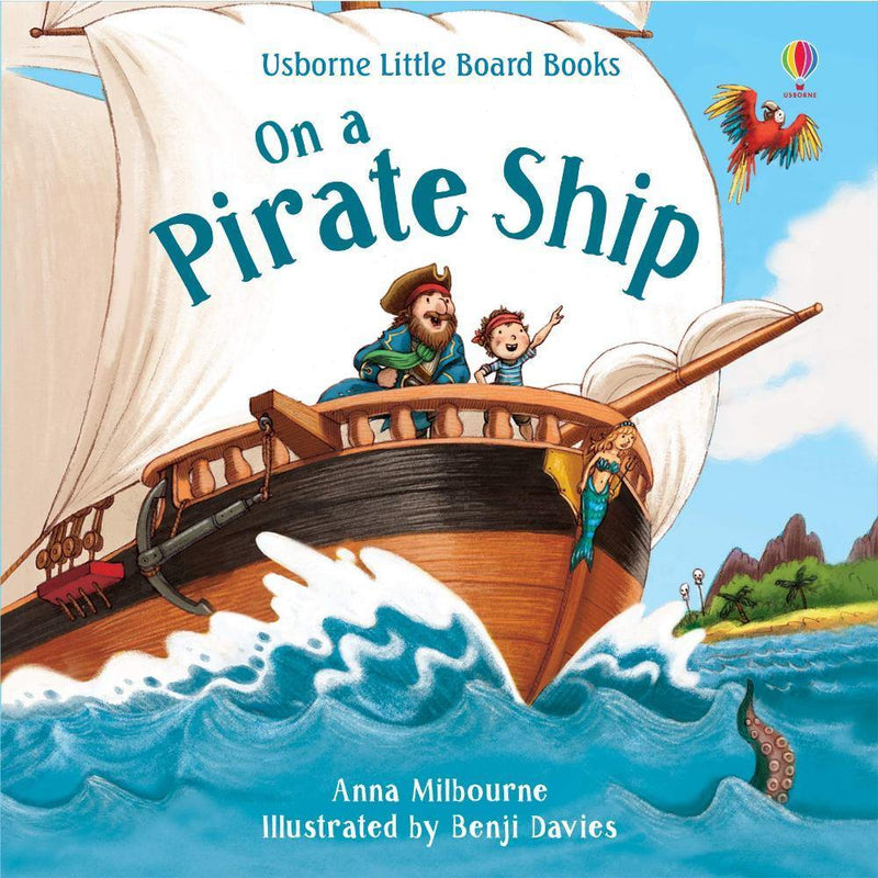 USBORNE LITTLE BOARD BOOKS ON A PIRATE SHIP - Odyssey Online Store