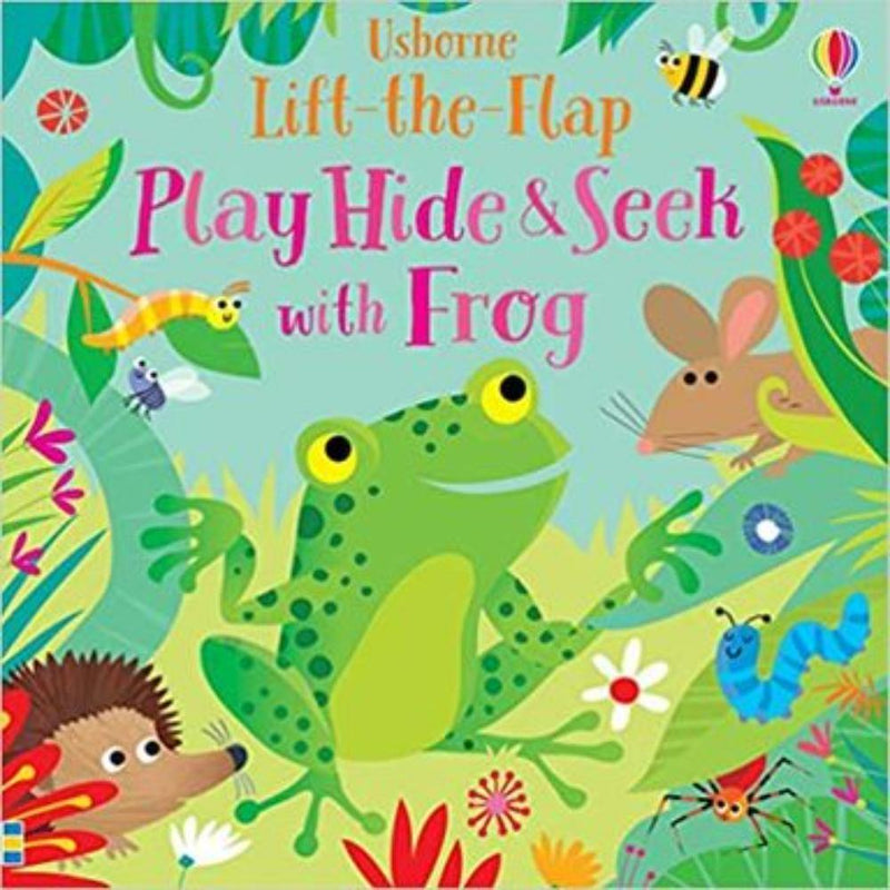 USBORNE LIFT THE FLAP PLAY HIDE AND SEEK WITH FROG - Odyssey Online Store