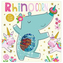 RHINOCORN - TWO-WAY SEQUIN PICTURE BOOK
