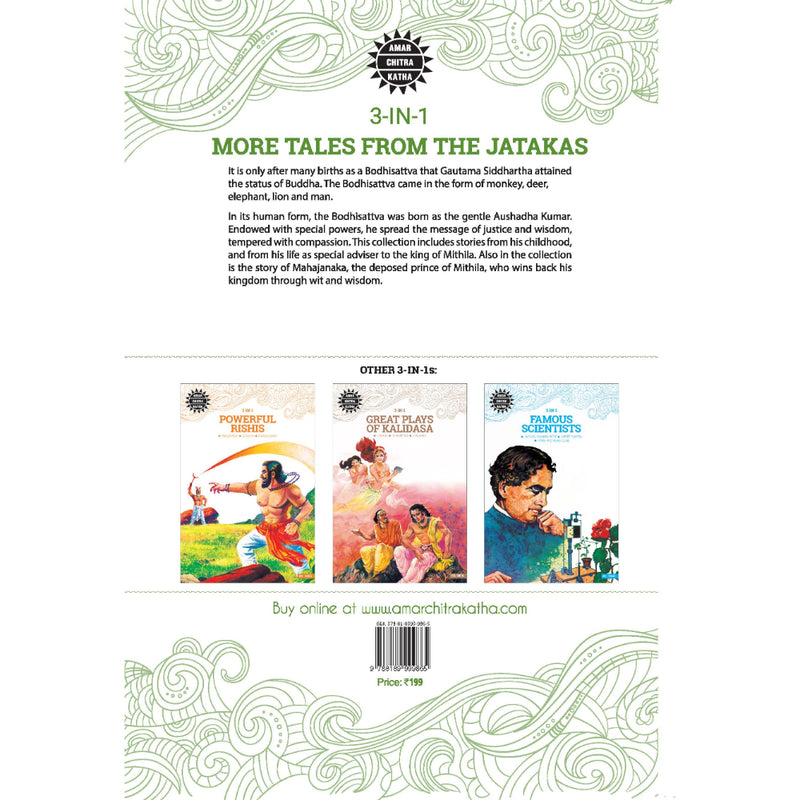 MORE TALES FROM THE JATAKAS : 3 in 1