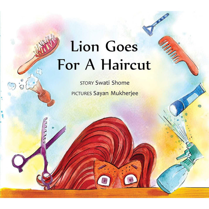 LION GOES FOR A HAIRCUT