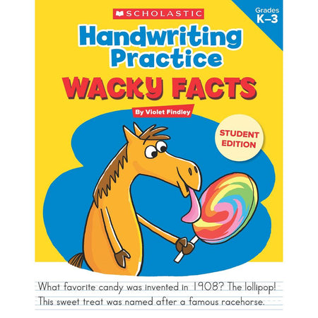 HANDWRITING PRACTICE WACKY FACTS - Odyssey Online Store