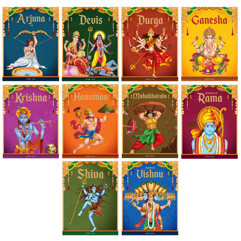 TALES FROM INDIAN MYTHOLOGY (COLLECTION OF 10 BOOKS)