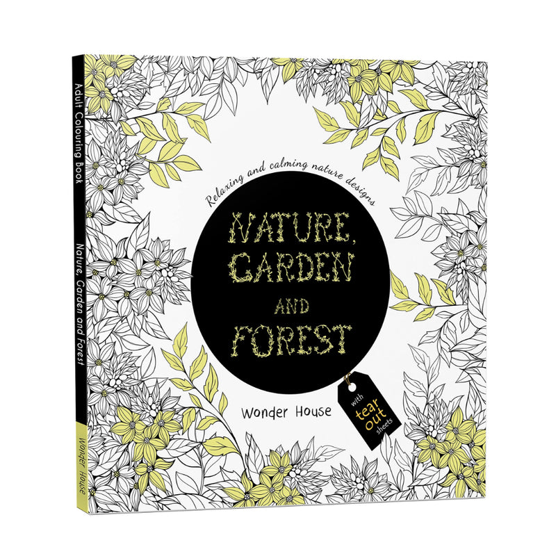 NATURE GARDEN AND FOREST COLOURING BOOKS FOR ADULTS