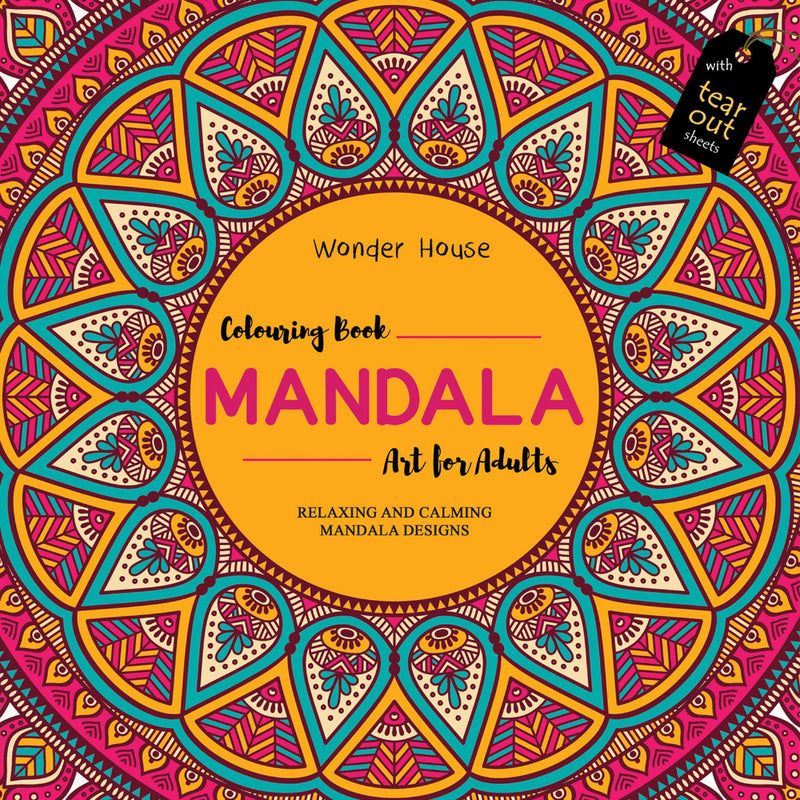MANDALA ART COLOURING BOOKS FOR ADULTS