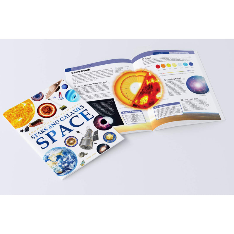 SPACE-COLLECTION OF 6 BOOKS: KNOWLEDGE ENCYCLOPEDIA FOR CHILDREN