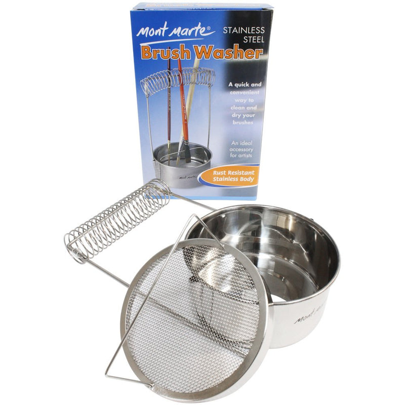 Mont Marte Brush Washer Stainless Steel,