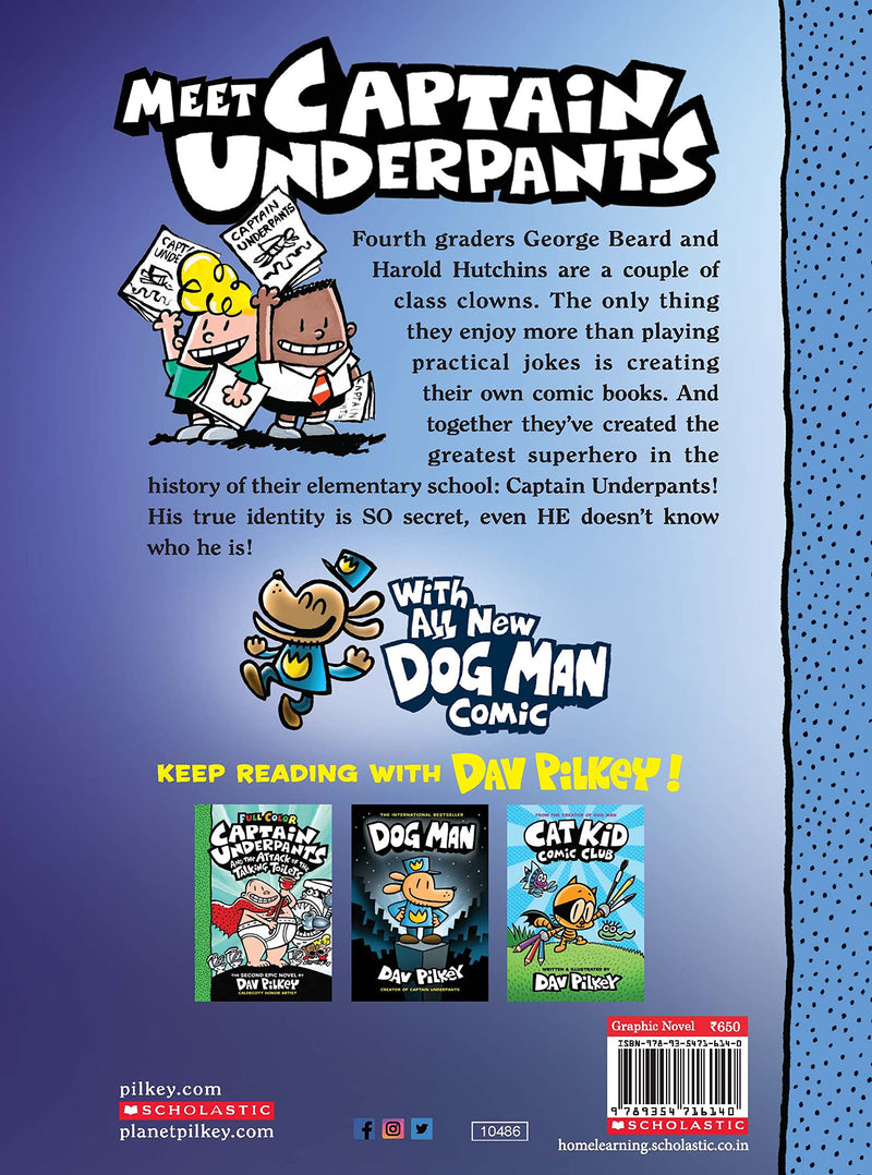 THE ADVENTURES OF CAPTAIN UNDERPANTS (NOW WITH A DOG MAN COMPIC