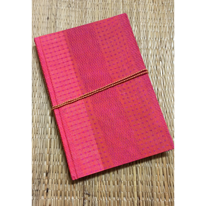 HANDMADE JOURNAL WITH FABRIC COVER
