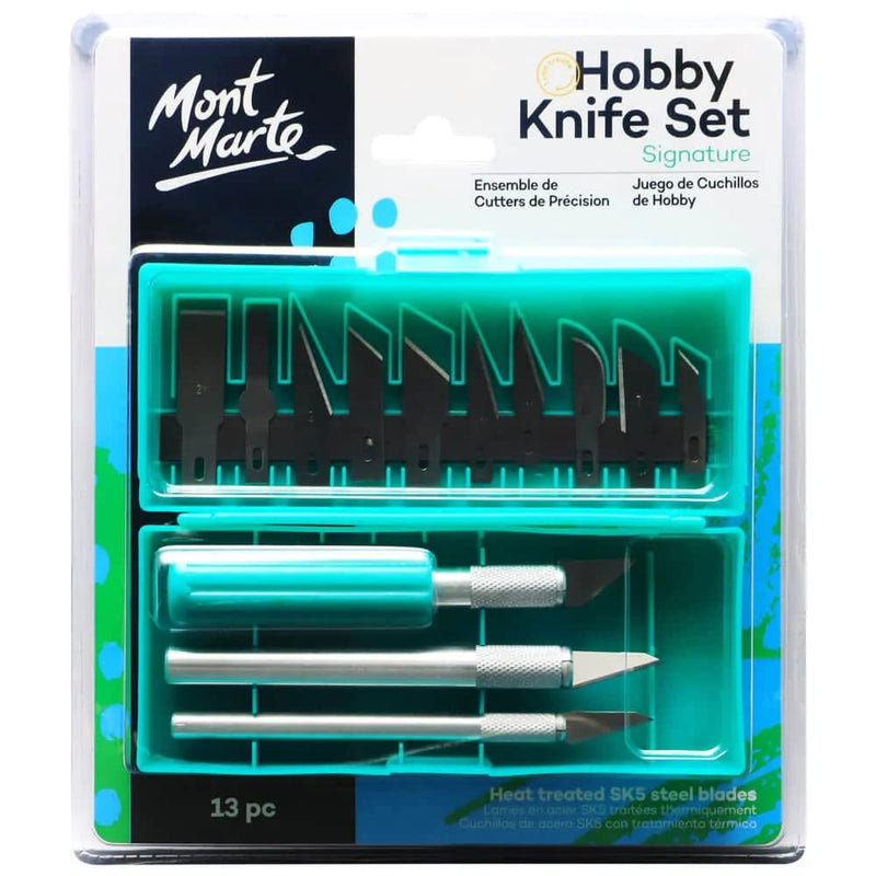 Mont Marte Hobby Knift Set - 13 Pieces