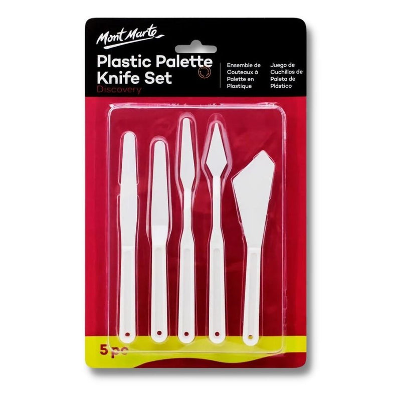 Mont Marte Discovery Series - Palette Knife Set 5pc (Plastic)