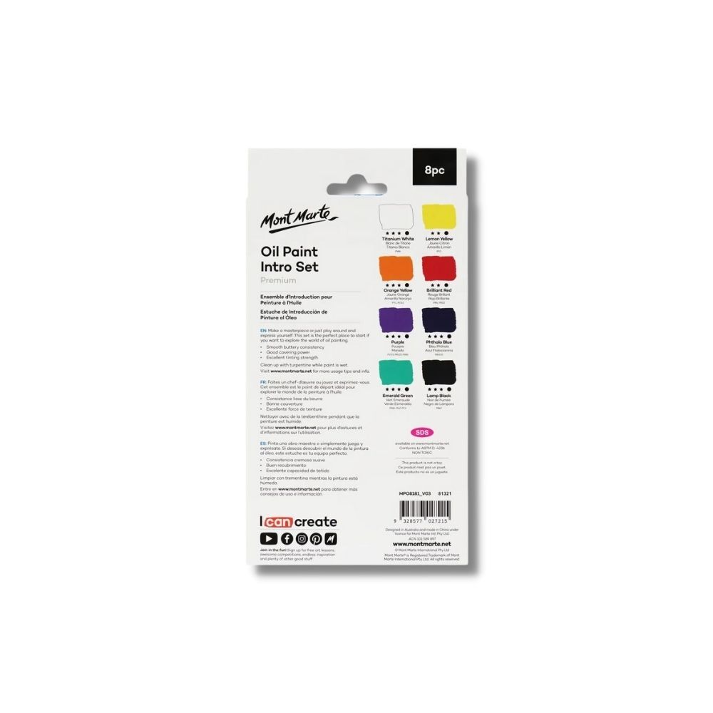 Mont Marte Signature Acrylic Paint 75ml Tube - Titanium White