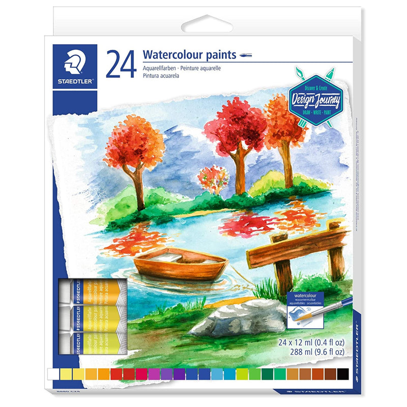 STAEDTLER WATER COLOUR PAINTS - PACK OF 24