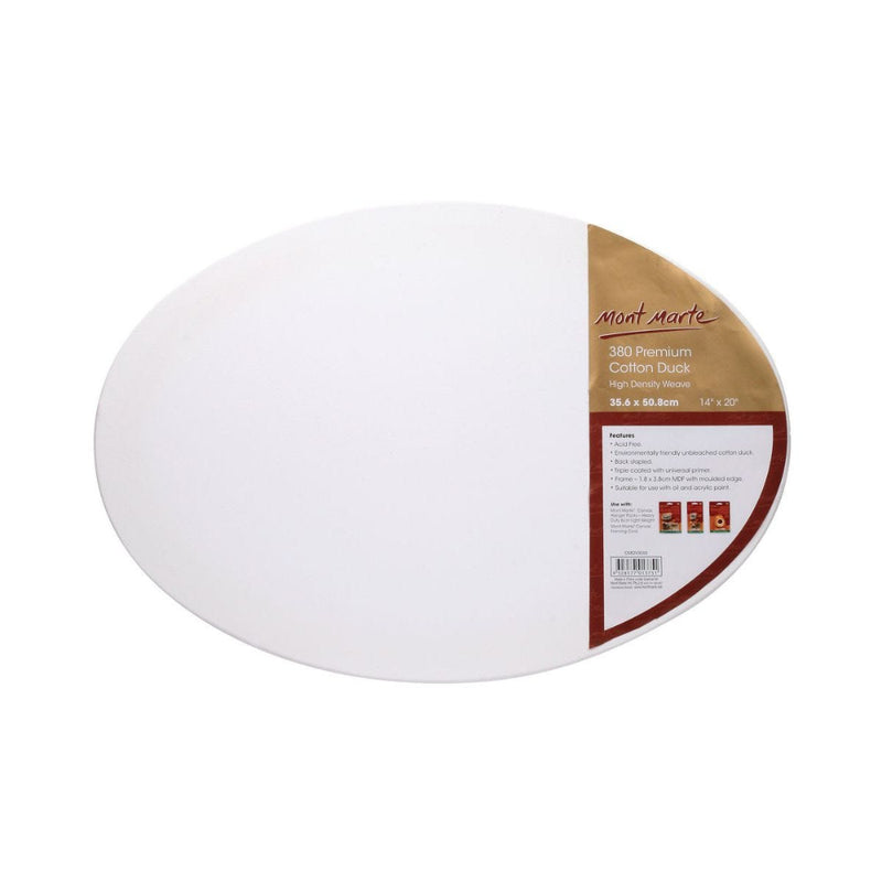 MONT MARTE DOUBLE THICK CANVAS OVAL 14*20 INCHES