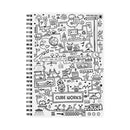 CUBE WORKS - RINGBIND NOTEBOOK – A5 – WHITE | RULED | 160 PAGES