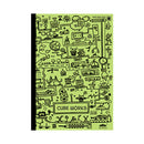 CUBE WORKS NOTE PAD A5 GREEN |RULED | 80 PAGES