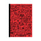 CUBE WORKS NOTE PAD A5 RED |RULED | 80 PAGES