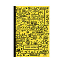 CUBE WORKS NOTE PAD A5 YELLOW |RULED | 80 PAGES