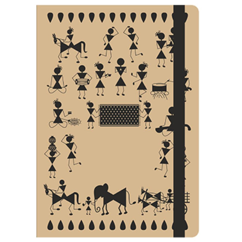WARLI JOURNAL NOTEBOOK - A6 - DESIGN-C | RULED | 224 PAGES